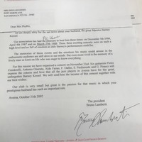BK Jazz Club Franco Borrini Letter