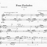 Four Preludes for Harp - Adolphus Hailstork