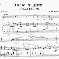 One or two things - Lori Laitman