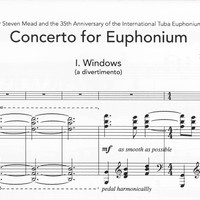 Concerto for Euphonium - Shawn E. Okpebholo