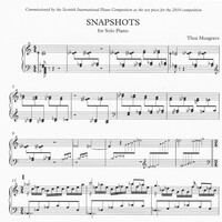 Snapshots - Thea Musgrave