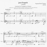 Jeu D'Esprit - Augusta Read Thomas